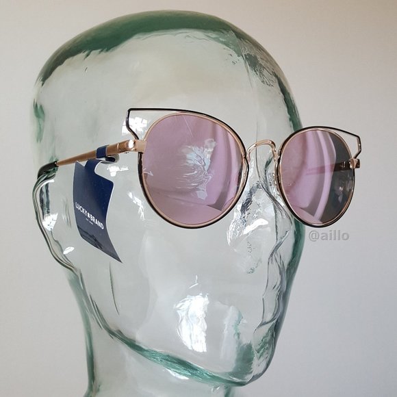 Lucky ? Brand KELSEY BLACK Round Sunglasses main image 8